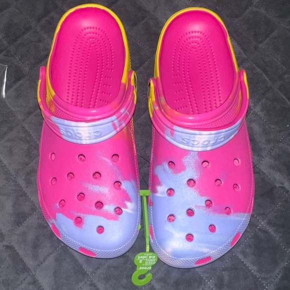 CROCS Other - Brand new Crocs! Marbled !